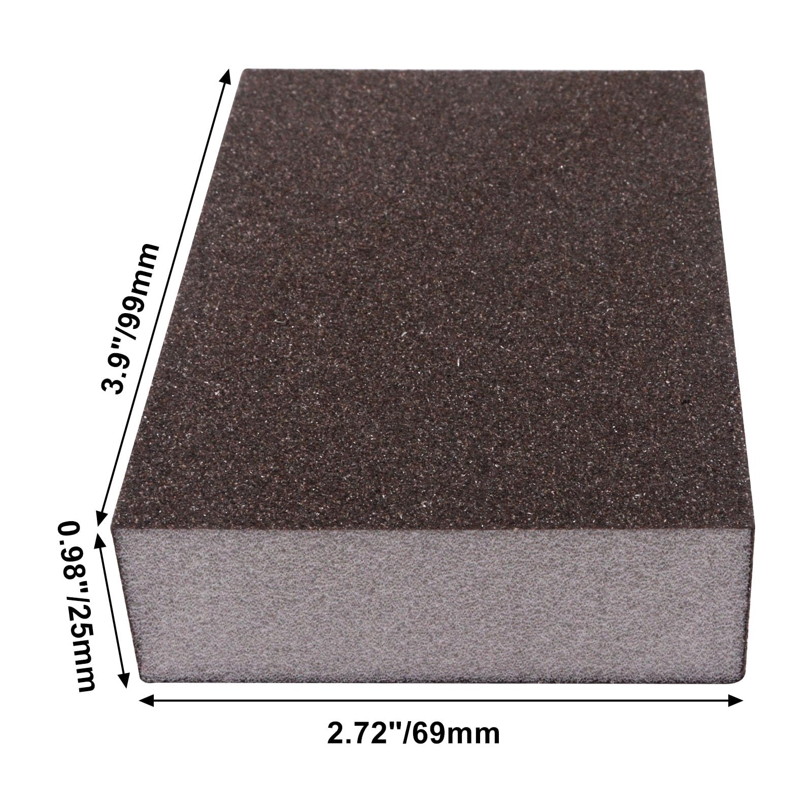 SWZHAI Lot De 6 éponges De Ponçage Réutilisables à Grain 60/80/100/120