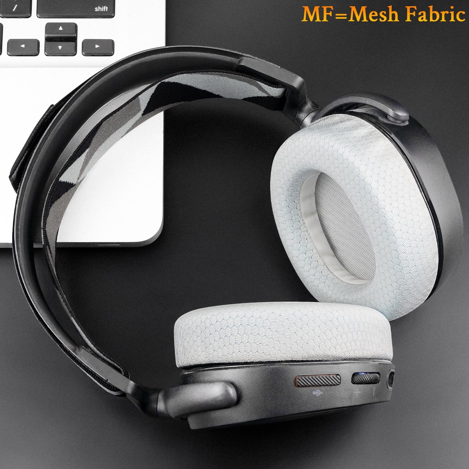 Cuscinetti Auricolari Gel Raffreddante Per SteelSeries Arctis 1/3/5/7/9/Pro/Prime – Memory Foam Con Tessuto Ice Silk