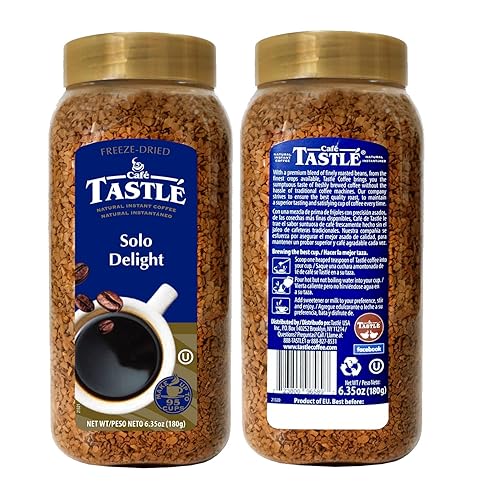 Miniatura 2 de Café Tastlé Solo Delight Café instantáneo liofilizado, 6.35 onzas