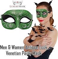 Vista 81 de Máscara de mascarada para hombre, máscara de aspecto antiguo para Halloween, fiesta veneciana, fiesta de máscaras y baile de máscaras