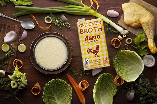 Miniatura 10 de Aneto Caldo de pollo 100% natural, 33.83 onzas (paquete de 1)