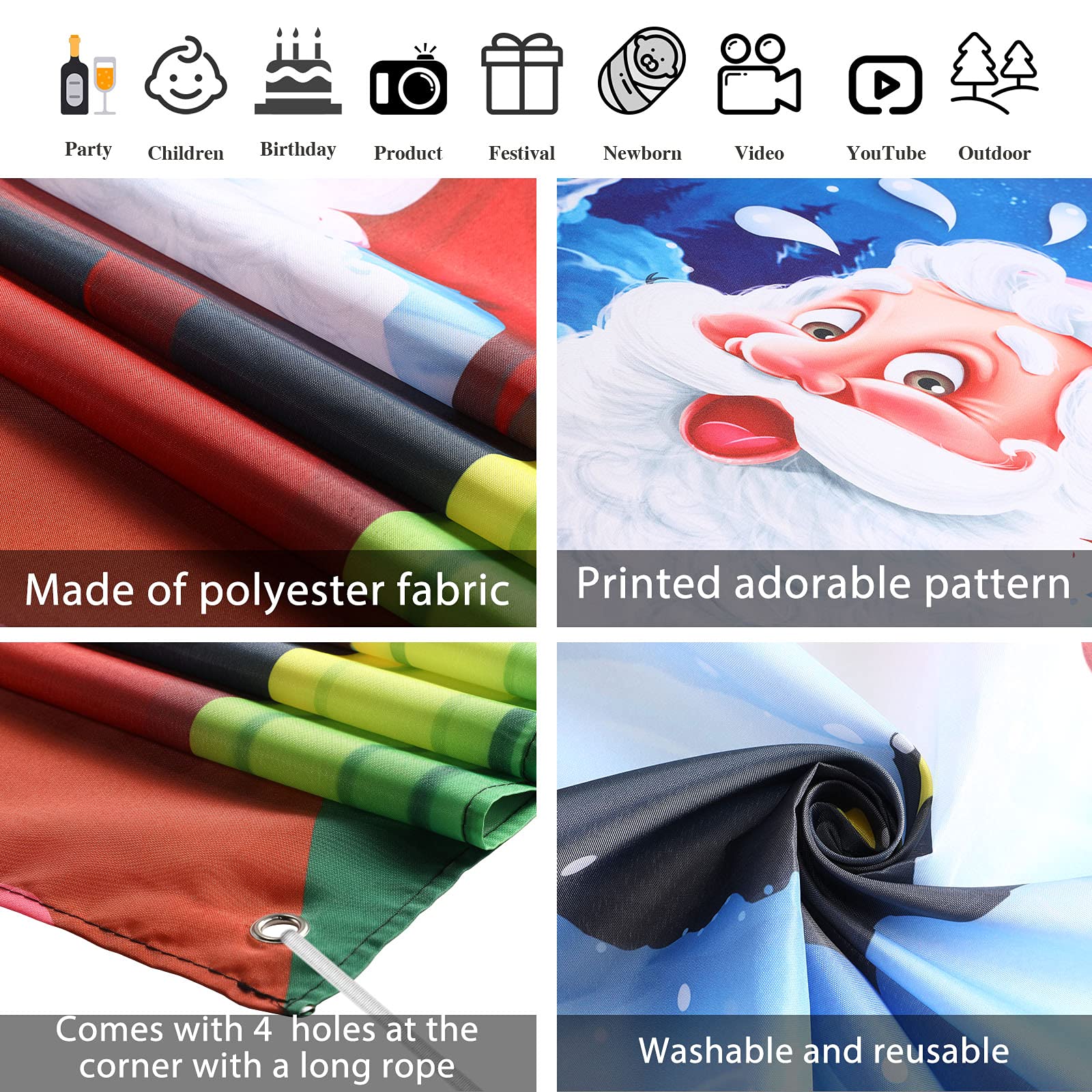 Kerstdeur Cover Decoratie Kerstman Achtergrond Xmas Deur Opknoping Covers Kerstavond Achtergrond Grappige Kerstman Banner Kerstfeest Decoraties Fotocabine voor Nieuwjaar Kerstmis 78 x 35,4 inch Kerstdeur Cover Decoratie Kerstman Achtergrond Xmas Deur Opknoping Covers Kerstavond Achtergrond Grappige Kerstman Banner Kerstfeest Decoraties Fotocabine voor Nieuwjaar Kerstmis 78 x 35,4 inch