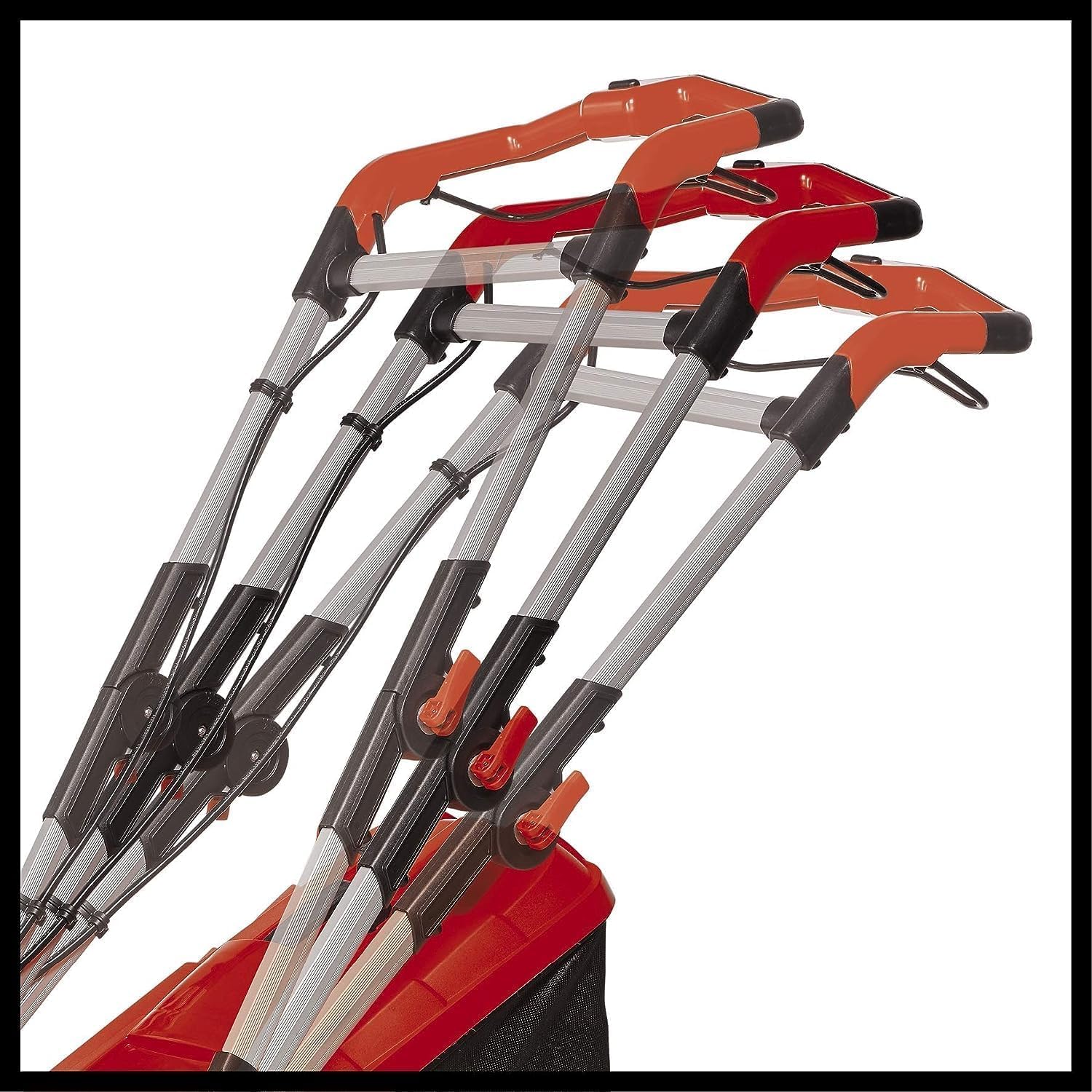 Einhell Cortacésped a batería GE-CM 36/34-1 Li-Solo Power X-Change (36 V, 33,5 cm Ancho de Corte, hasta 200 m², 30L Bolsa recolectora, 25-65 mm Altura de Corte, sin batería)