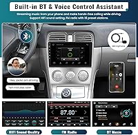 Vista 4 de UNITOPSCI 2G+64G para Subaru Forester 2004 2005 2006 2007 2008 Android Radio de coche inalámbrica Apple CarPlay Android Auto 9 "pantalla táctil HiFi