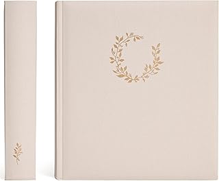Premium Scrapbook Album | Scrapbook Photo Album with Writing Space | 100 Pages for Multiple Photo Sizes, 4x6, 5x7, 6x8, 8x10 | Acid Free Photo Album for Wedding | Graduation Photo Album