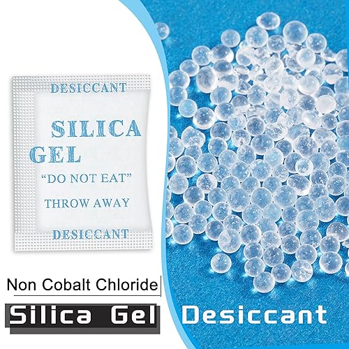 Miniatura 3 de Paquete de 260 paquetes de sílice de 0.1 onzas, paquetes de gel de sílice, paquetes desecantes, paquetes desecantes para almacenamiento, paquetes de