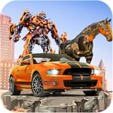 Jeu de Guerre de Voitures Robots...