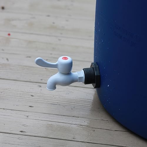 Miniatura 5 de RBS100 Plastic Rain Barrel Spigot Kit(with Bulkhead Fitting)