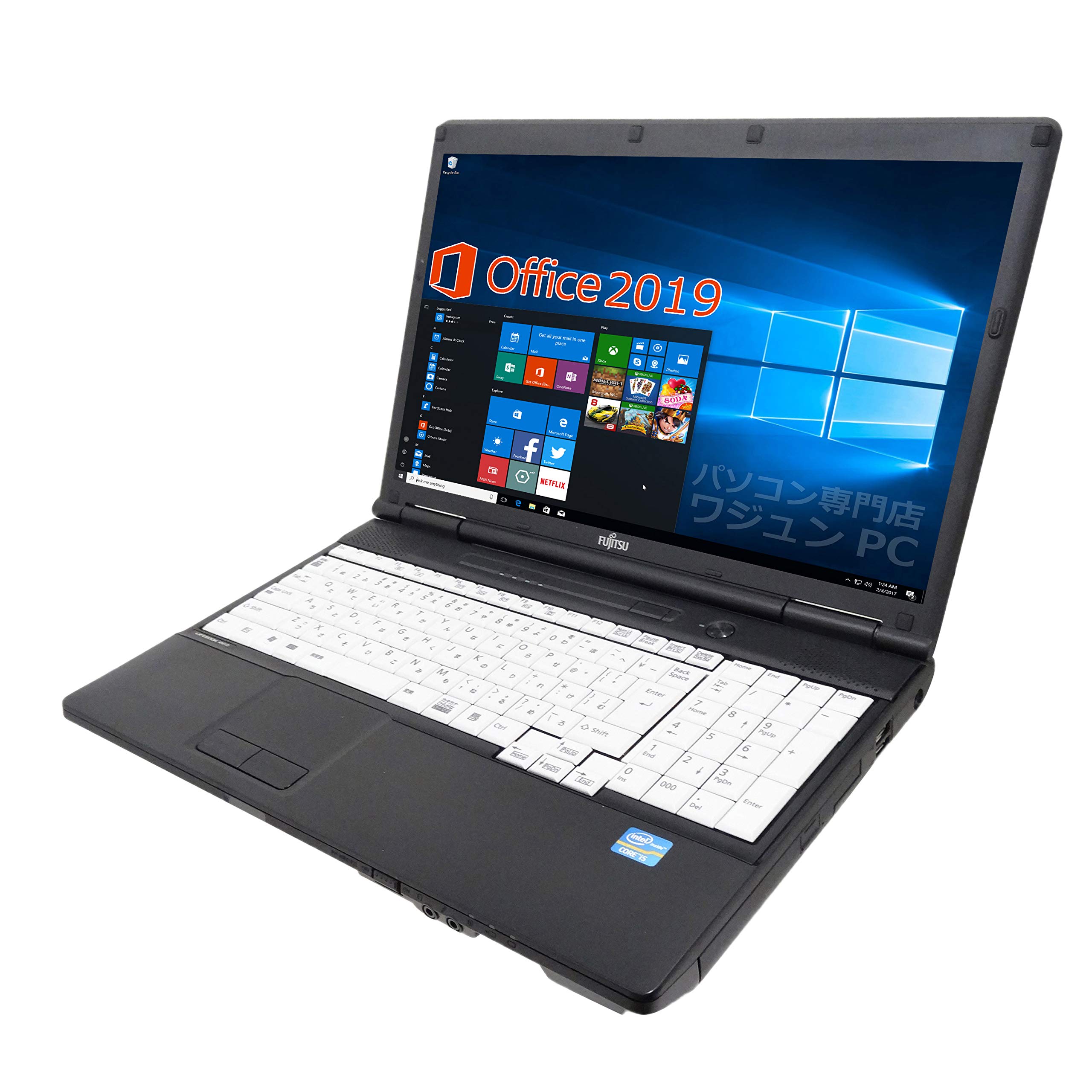 Amazon.co.jp: Fujitsu Laptop A561/MS Office 2019/Win 10/15.6 Type 