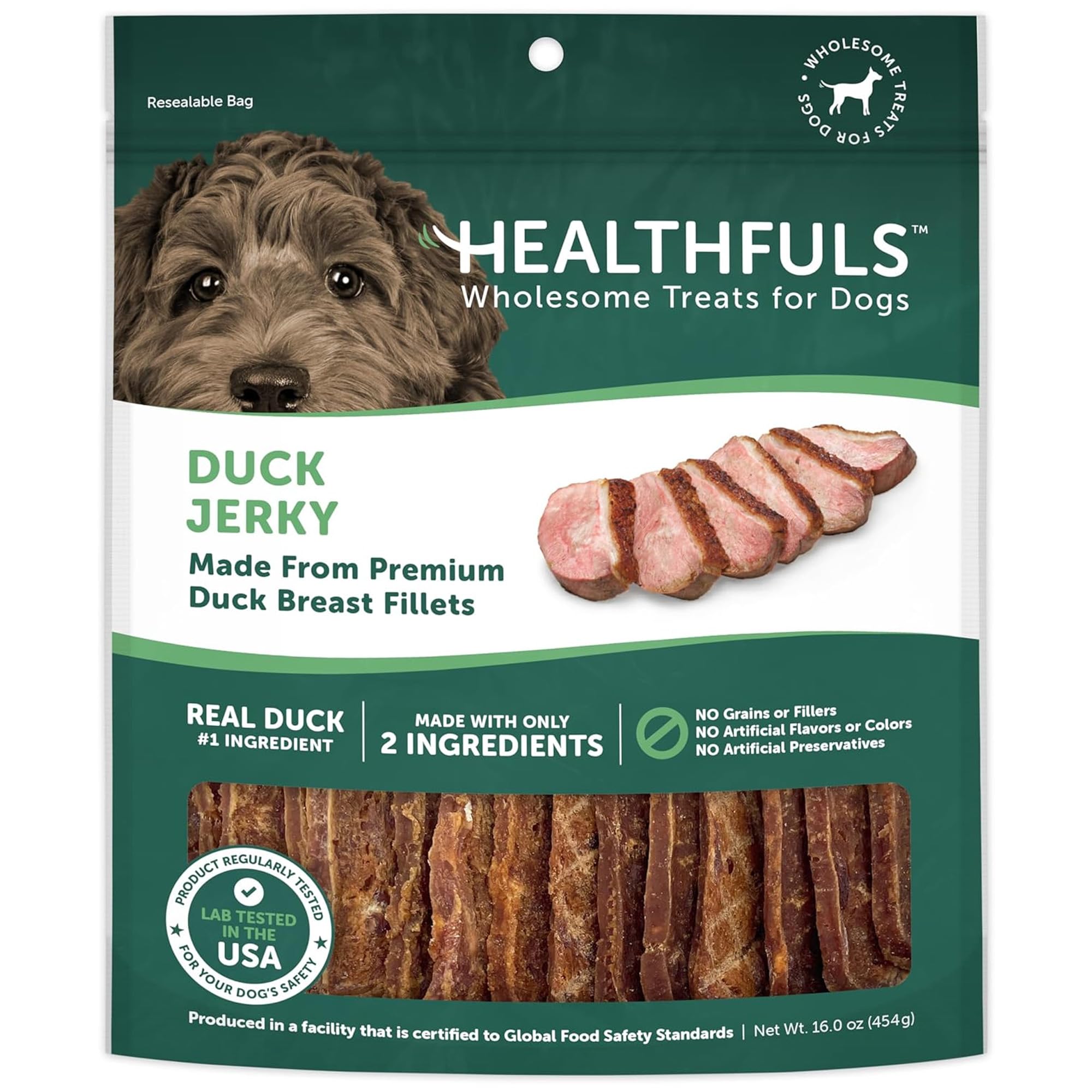Healthfuls Duck Jerky Healthy Dog Treats
