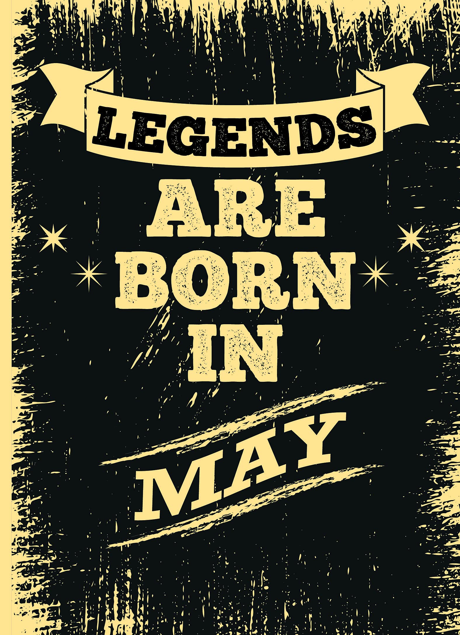Biglietto di auguri divertente con scritta Legends are are born in