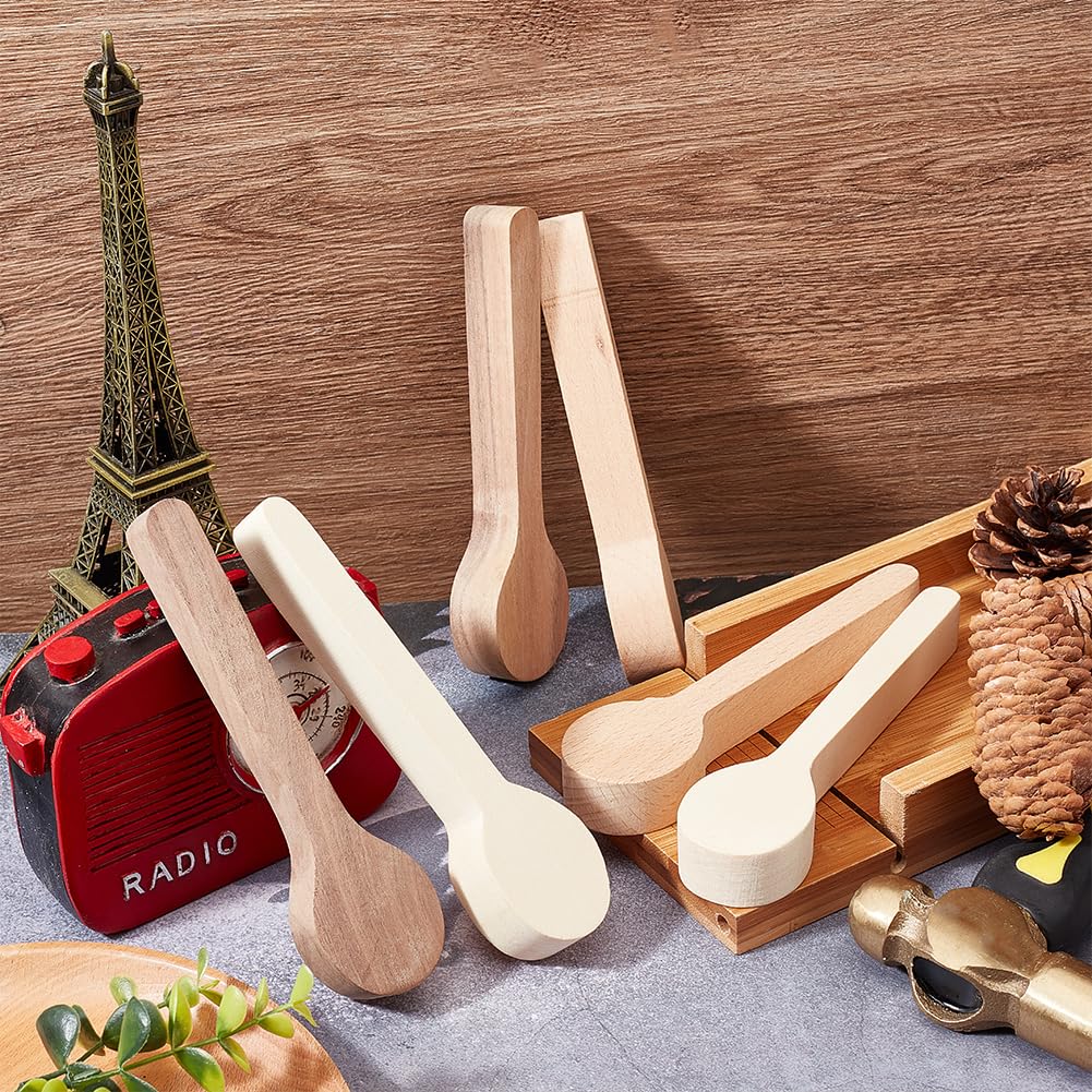 Gorgecraft 2 Cucchiai Da Intaglio In Legno Di Faggio Grezzo – Pronti Da Scolpire, Ideali Per Principianti