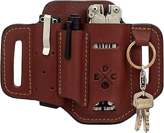 1791 EDC Multitool Holster, Leather Multitool Sheath, EDC Pouch for Belts Fits Multitool, Knife, Keys and Small Flashlight...