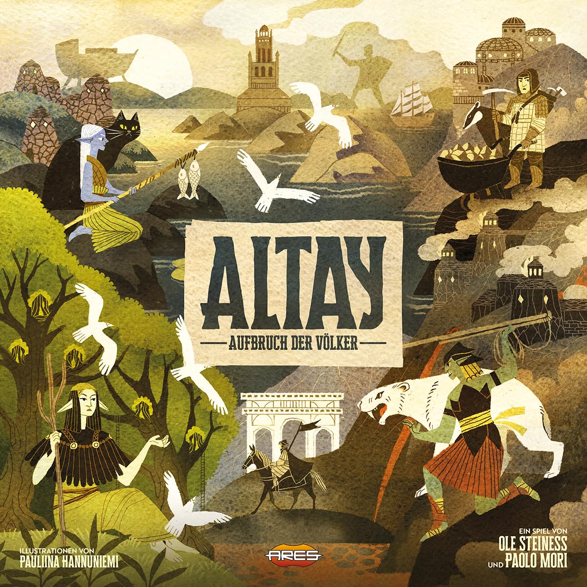 Ares Games, Altay: inizio dei popoli, gioco intenditore, 2-4 giocatori, dai 12 anni in su, 45 più minuti, tedesco