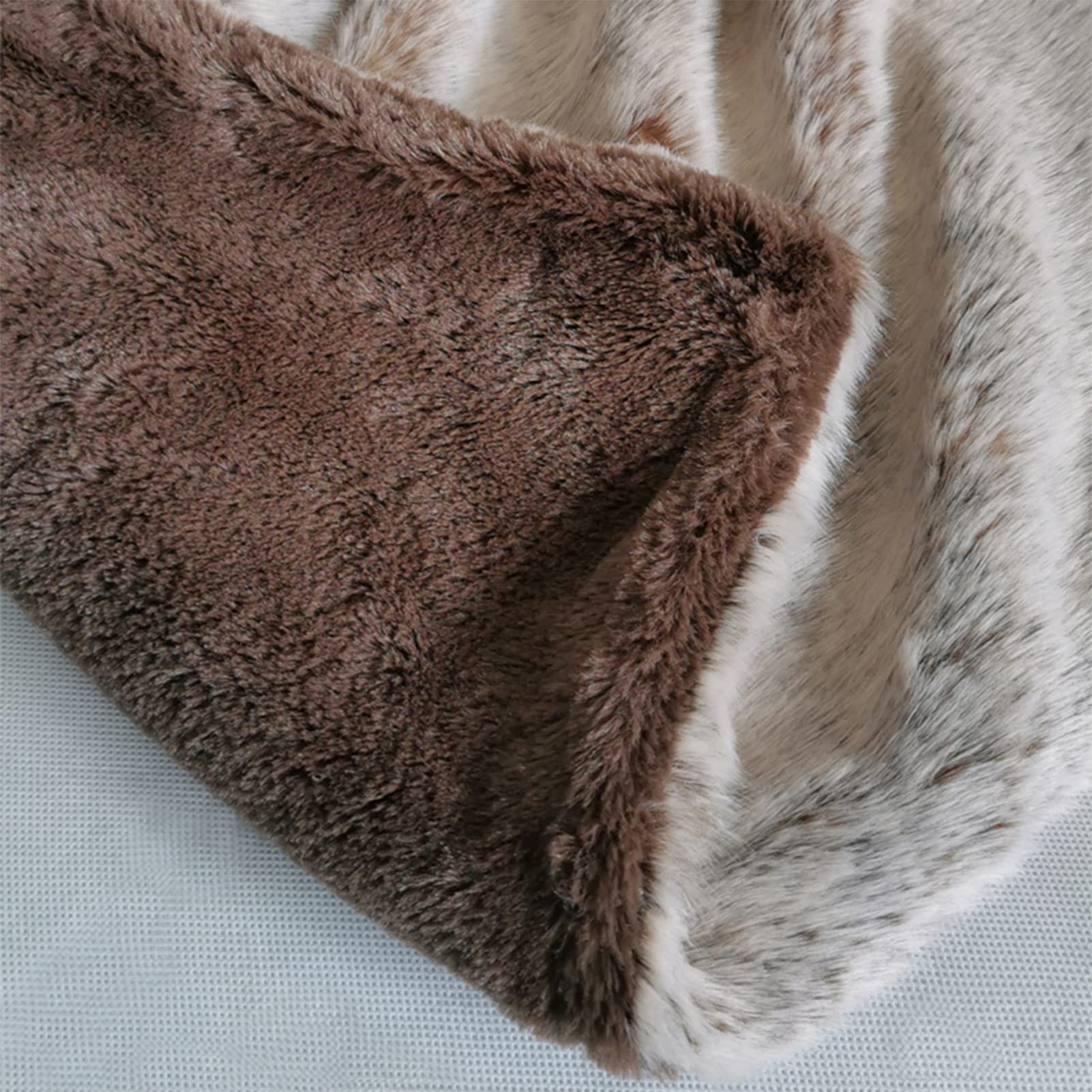 DREAMLANDING Sherpa-deken van imitatiebont, omkeerbaar, warm, comfortabel, pluizig, voor bed, bank, woondecoratie (crème, 150 x 200 cm