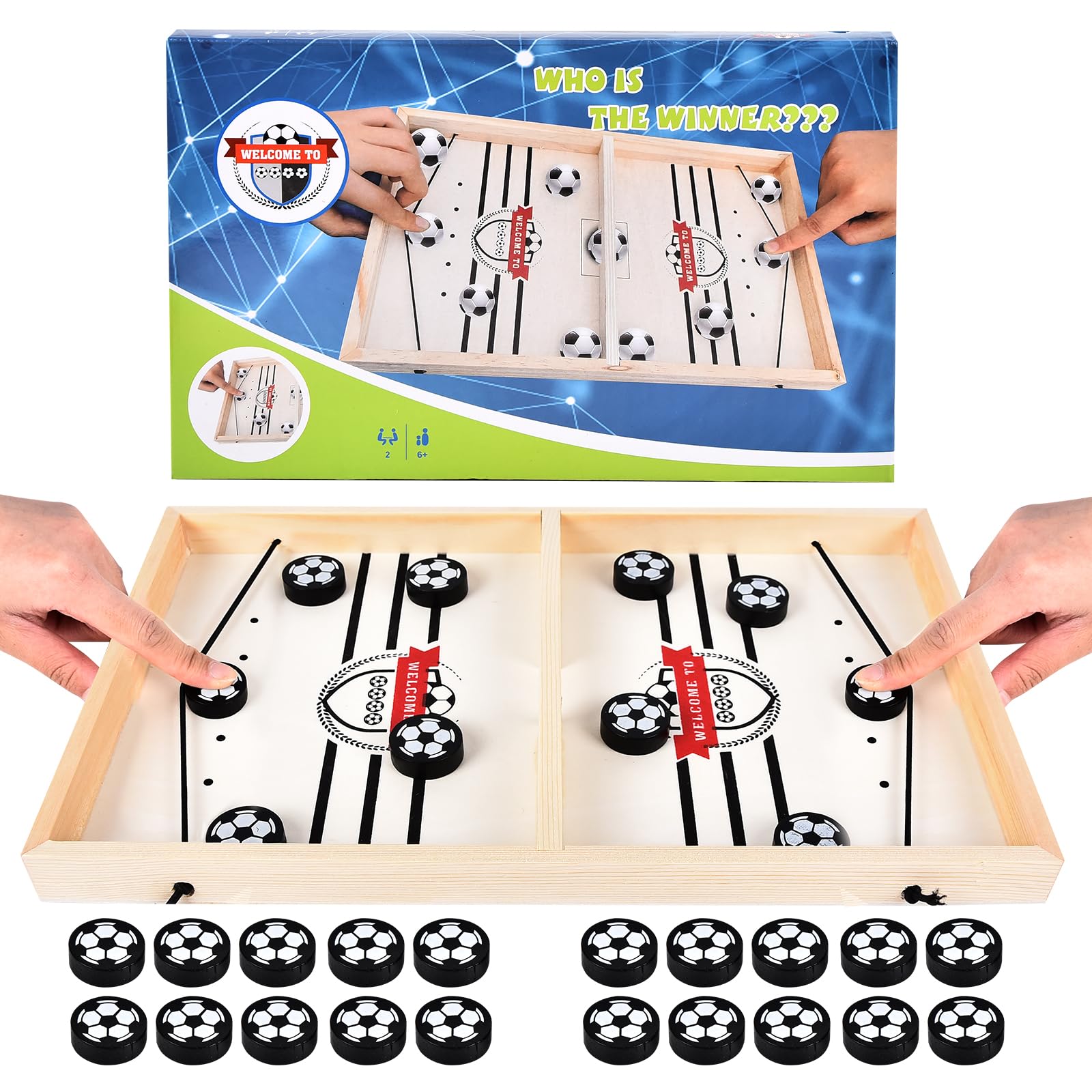 Gioco Da Tavolo Da Hockey, Hockey Da Tavolo in Legno, Tabella Desktop