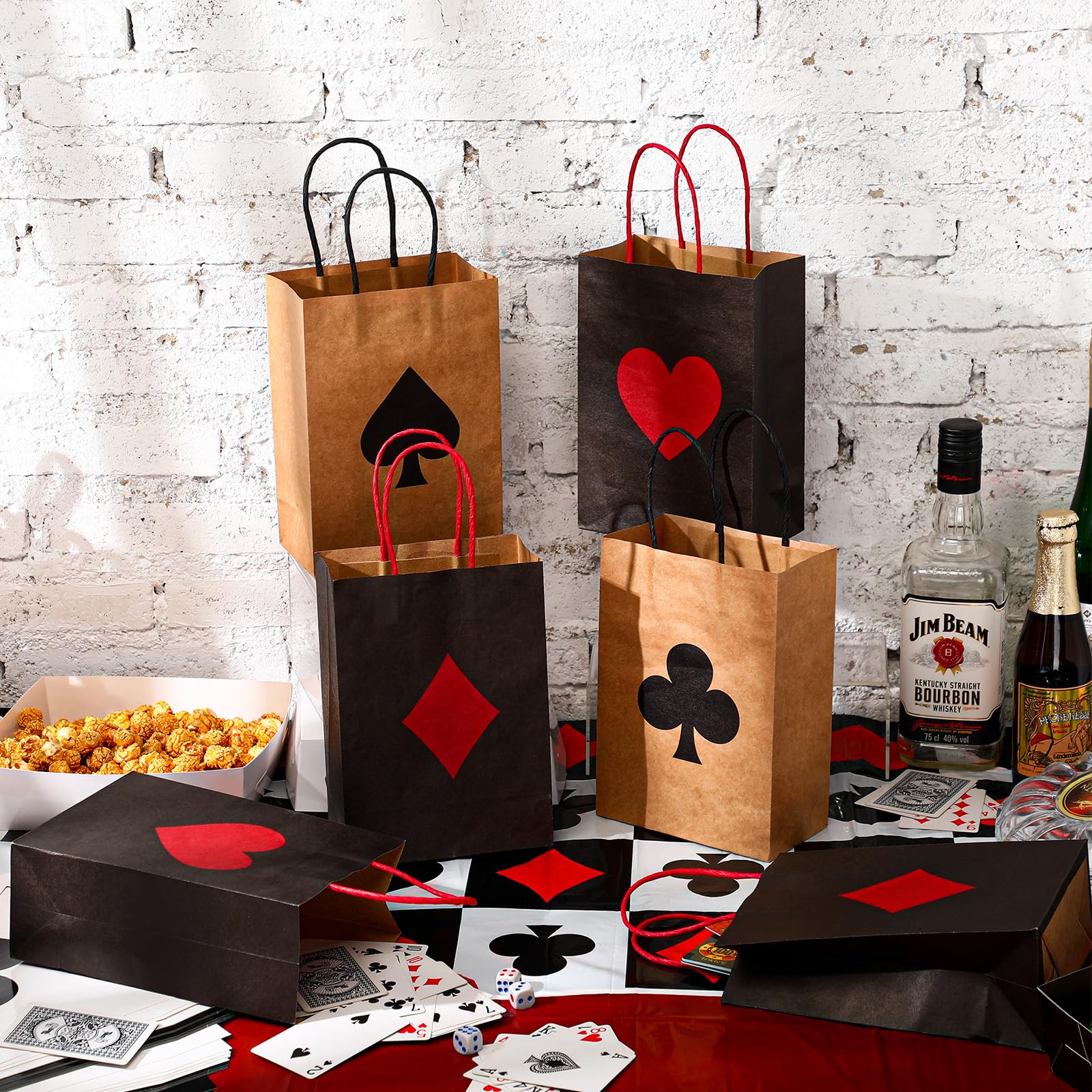 Gift Bag Gisgfim 16 Bolsas De Regalo De Fiesta De Casino De Las Vegas Para  Fiesta De Cumpleaños, Bolsas De Papel, Regalos De Fiesta, Casino De Póquer  Nocturno, Eventos, Suministros De Fiesta,, image size:1600x1600