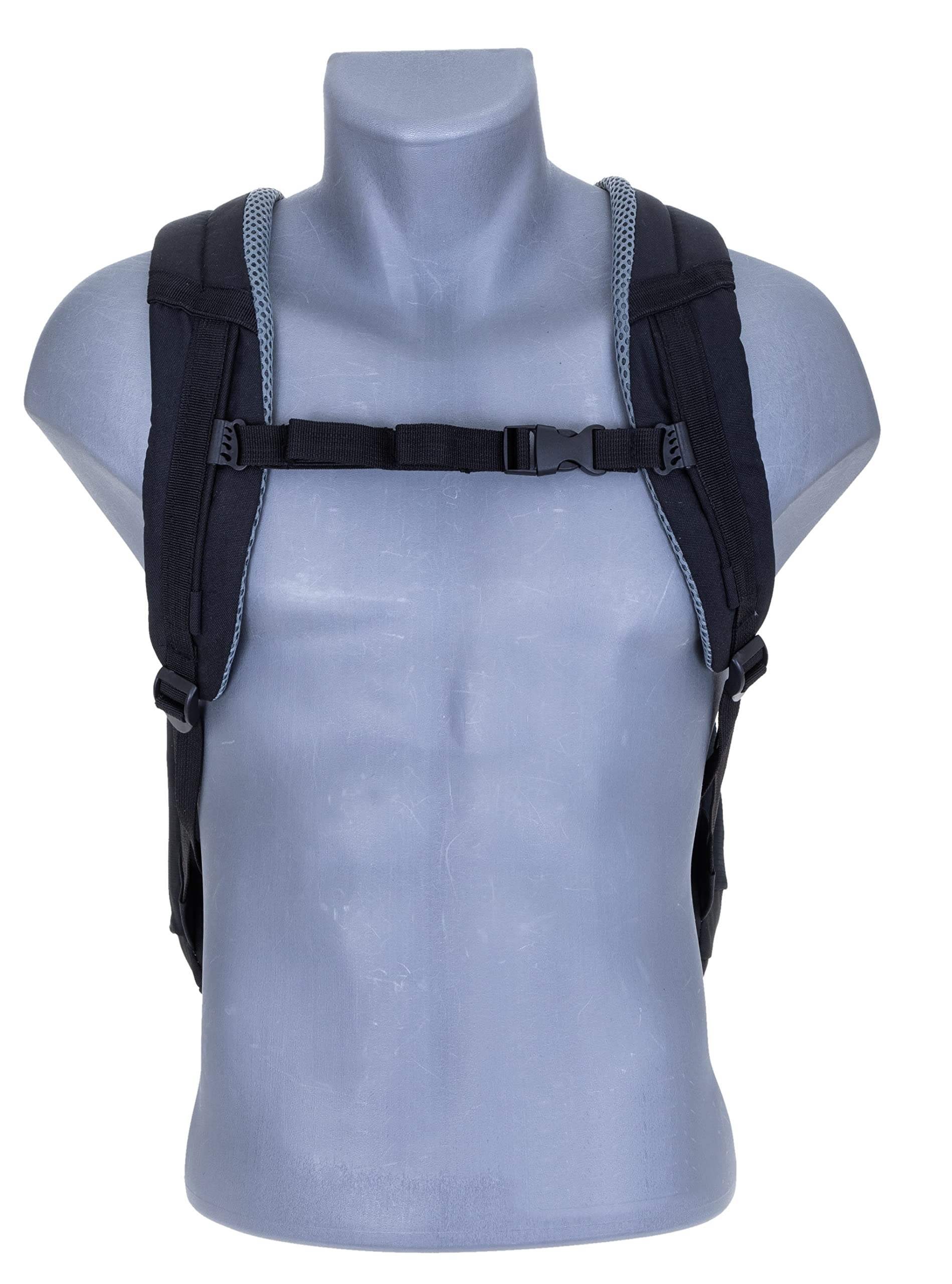 Bestway 2 Teile Set Schulrucksack Packer 40177 0159 Black Grey+ Flasche