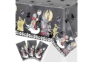 SNABETNA Nightmare before Christmas Table Cover - Festive Halloween Ambiance