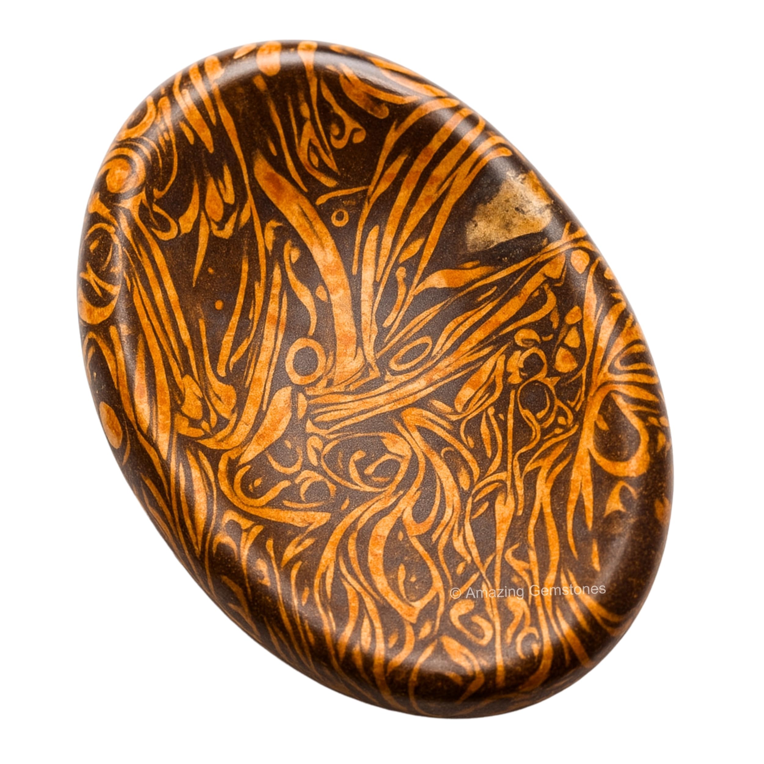 Mariyam Jasper Crystal Worry Stones for Anxiety, 1.5" Inch Healing Crystal