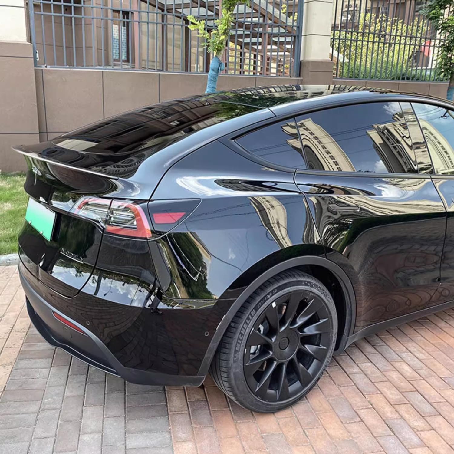 AUTO Rear Spoiler Wing Decoration Car Accessories for Tesla Model 3 2017 2018 2019 2020 2021 2022 2023 Tail Trunk Spoiler Cover ABS Piano Black
