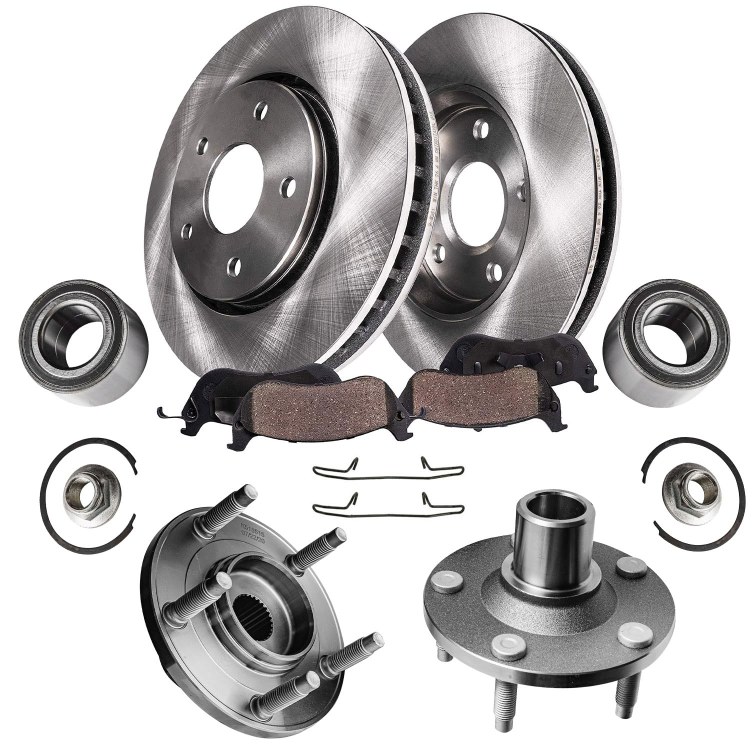 Detroit Axle - Front Brake Kit for 2001-2007 Ford Escape
