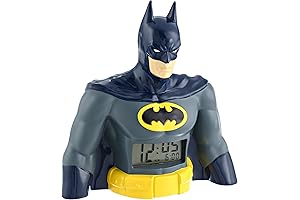 DC Comics BAT3031 Digital Display Batman LCD Alarm Clock