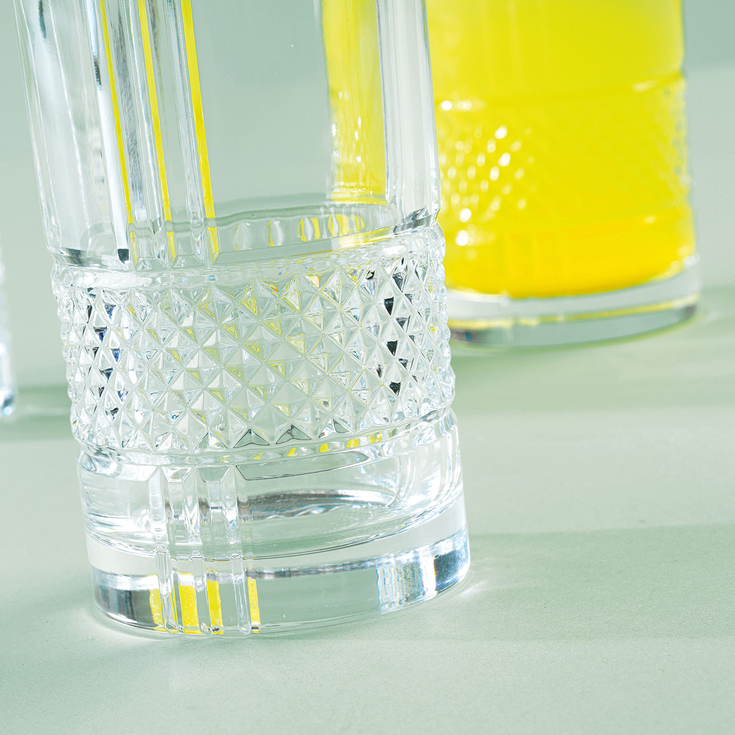 RCR Brillante Hi-Ball Tumblers, 370 ml, Set of 6, Glass