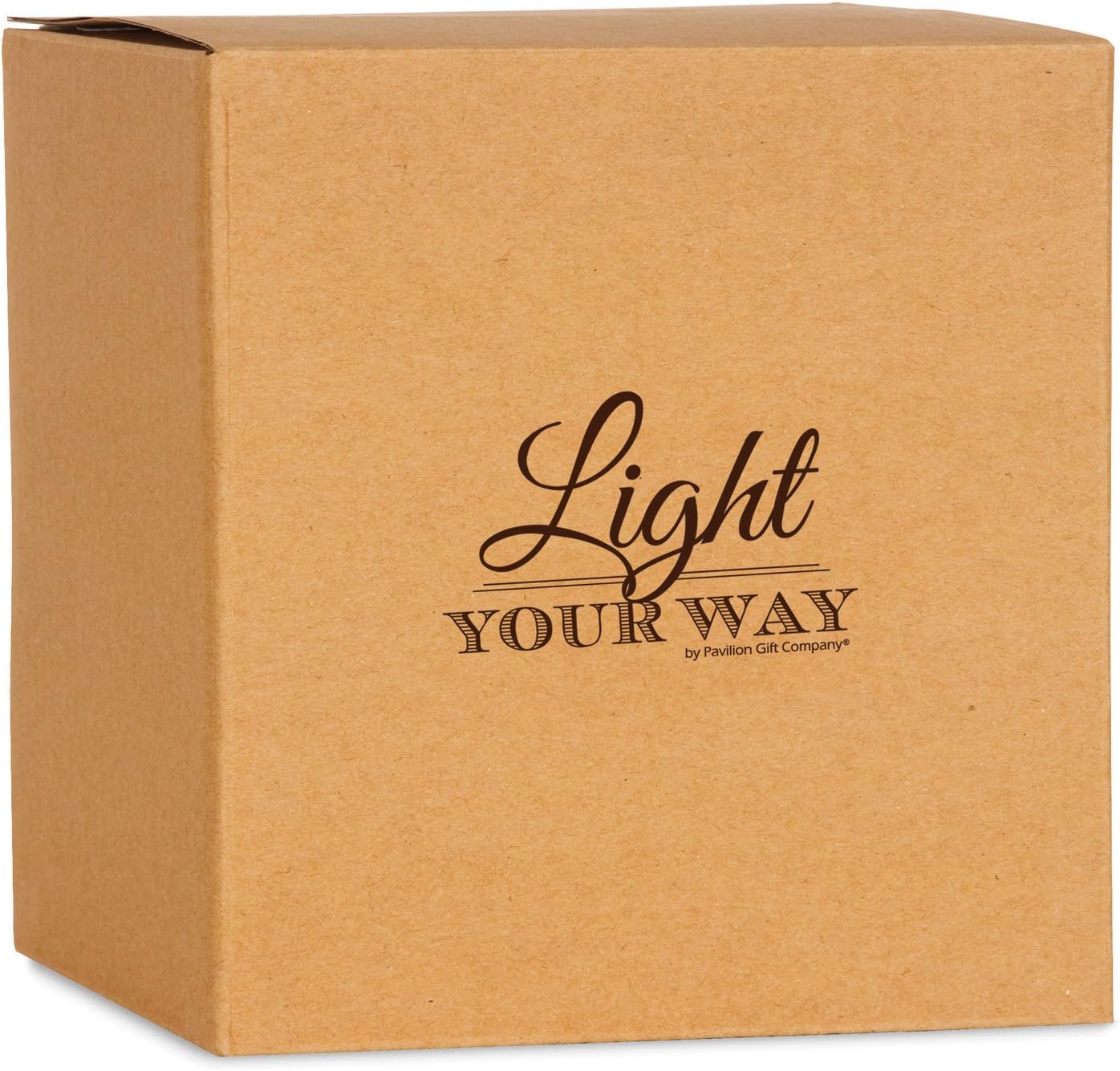 Pavilion Gift Company 19009 Light Your Way Terra Cotta Candle Holder, in Memory, 5-Inch