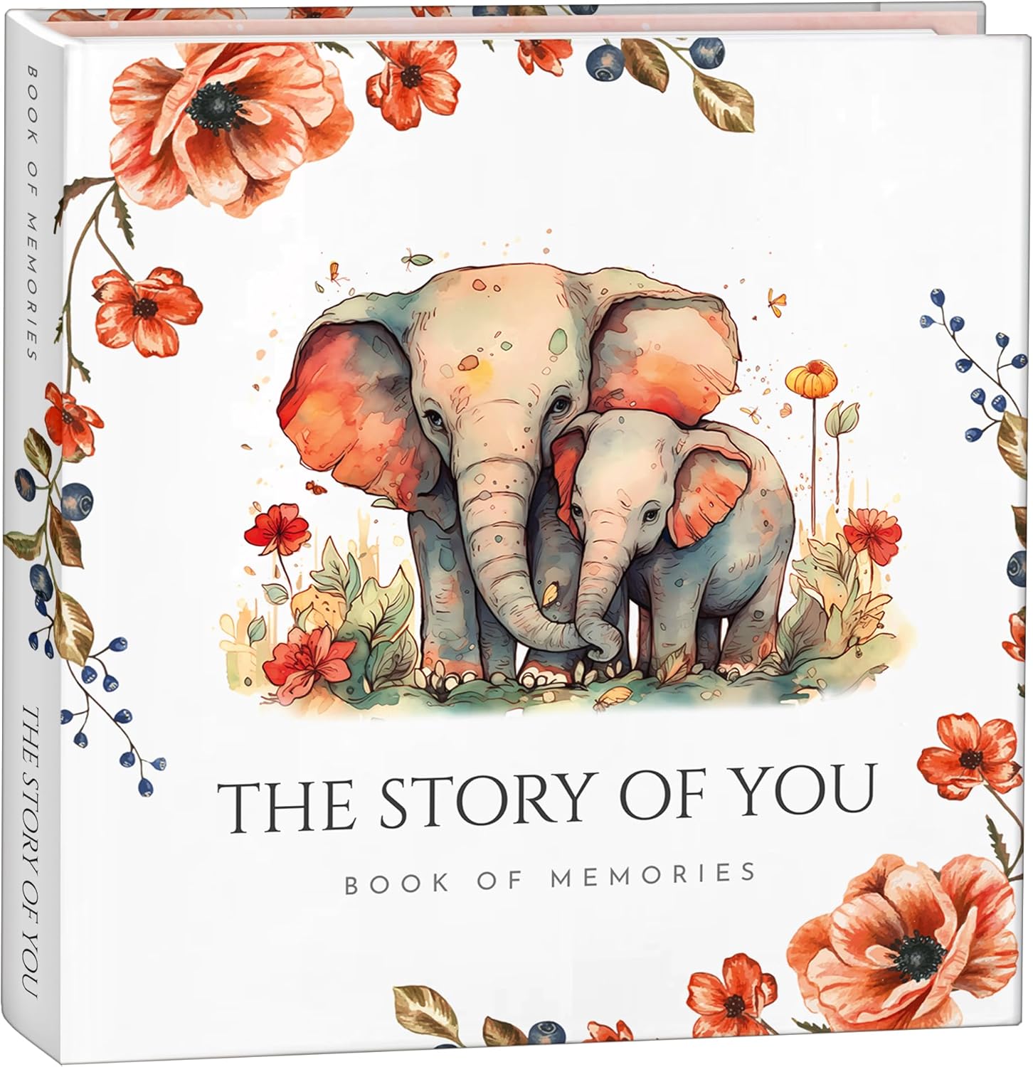 Keepsake Memory Book for Baby Boy Girl, First 5 Year Baby Book, Milestone Book That Captures Every Significant Event From Birth to Age 5, Gender Neutral Journal Scrapbook Photo Album