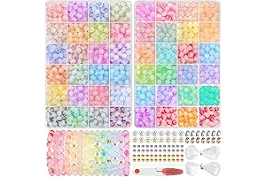 Acerich 1425 Pcs Glass Beads for Bracelets: Unleash Your Creativity