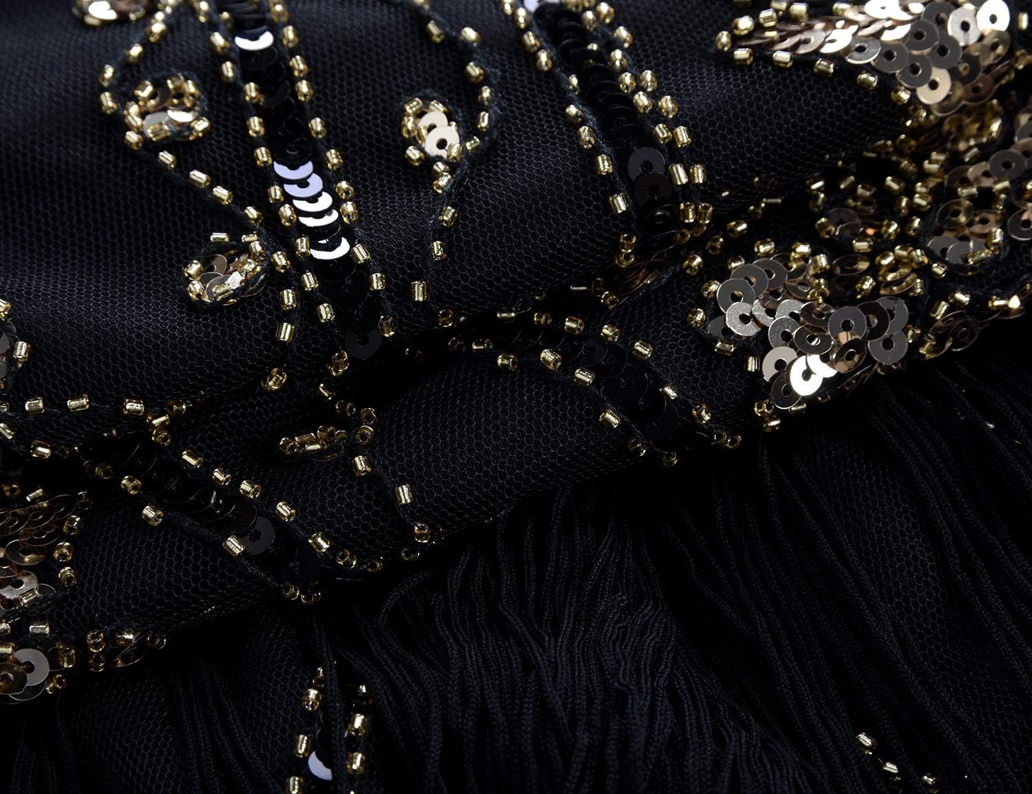 PrettyGuide Women's 1920s Flapper Dress Vintage Swing Fringed Gatsby Roaring 20s Dress - Image 6