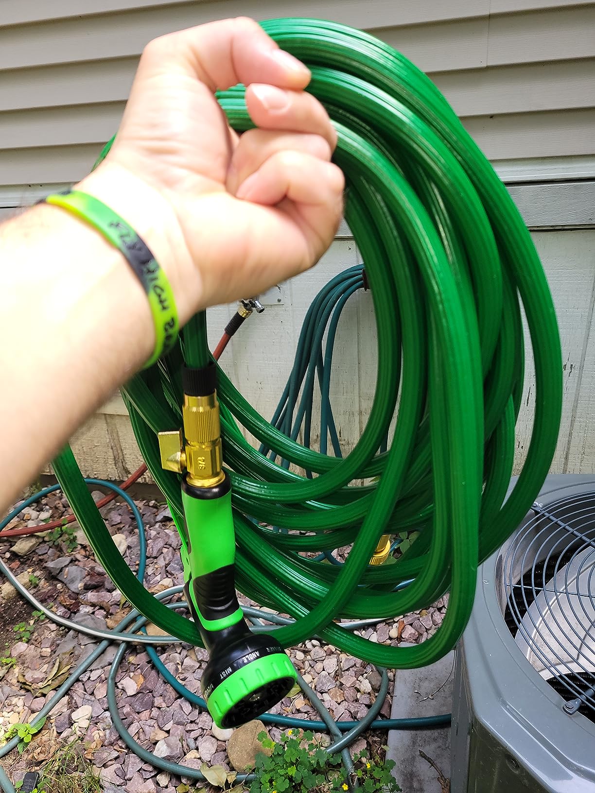10/mo Finance 100 ft Expandable Garden Hose with 10 Function Nozzles