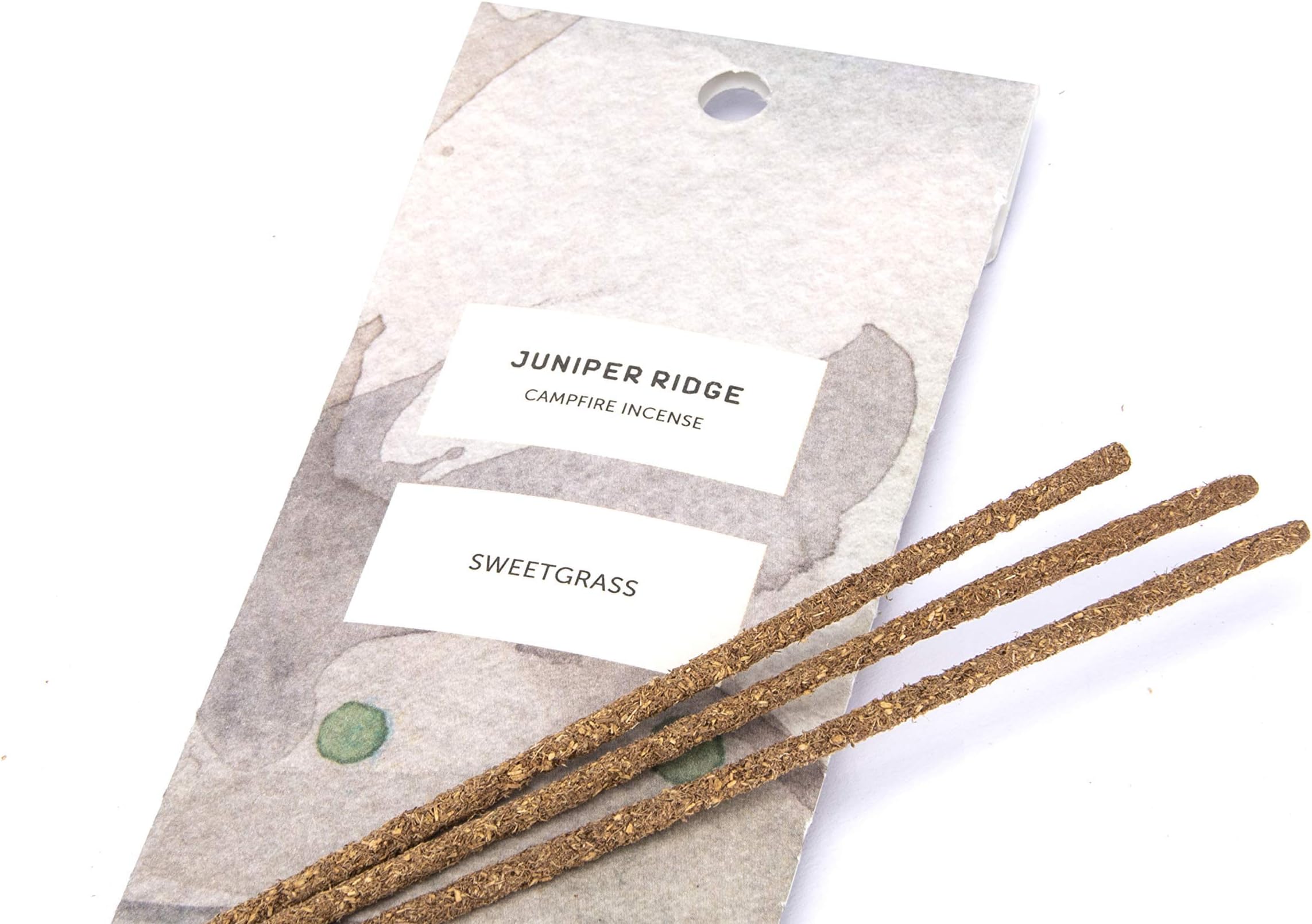 All-Natural Aromatic Campfire Incense - Long-Lasting Bamboo Sticks - Aromatherapy & Meditation Therapy - No Synthetic Fragrance - Sweetgrass - 20 Count
