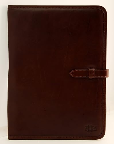 Miniatura 17 de Noda Leather clipboard A4 Italian Genuine Veg tan Portfolio Business Writing Pad Cognac