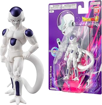 BANDAI Dragon Ball Super Evolve 5" Frieza 4th Form Articulated Figure | Dragon Ball Evolve Anime Figure - 27 Points of Articulation - Dragon Ball Gifts - Anime Gift - Frieza Collictible Toy