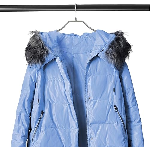 Miniatura 5 de Mawa by Reston Lloyd BodyForm Series - Percha antideslizante que ahorra espacio para chaquetas, trajes y abrigos, 16-12 pulgadas, estilo 42L, juego