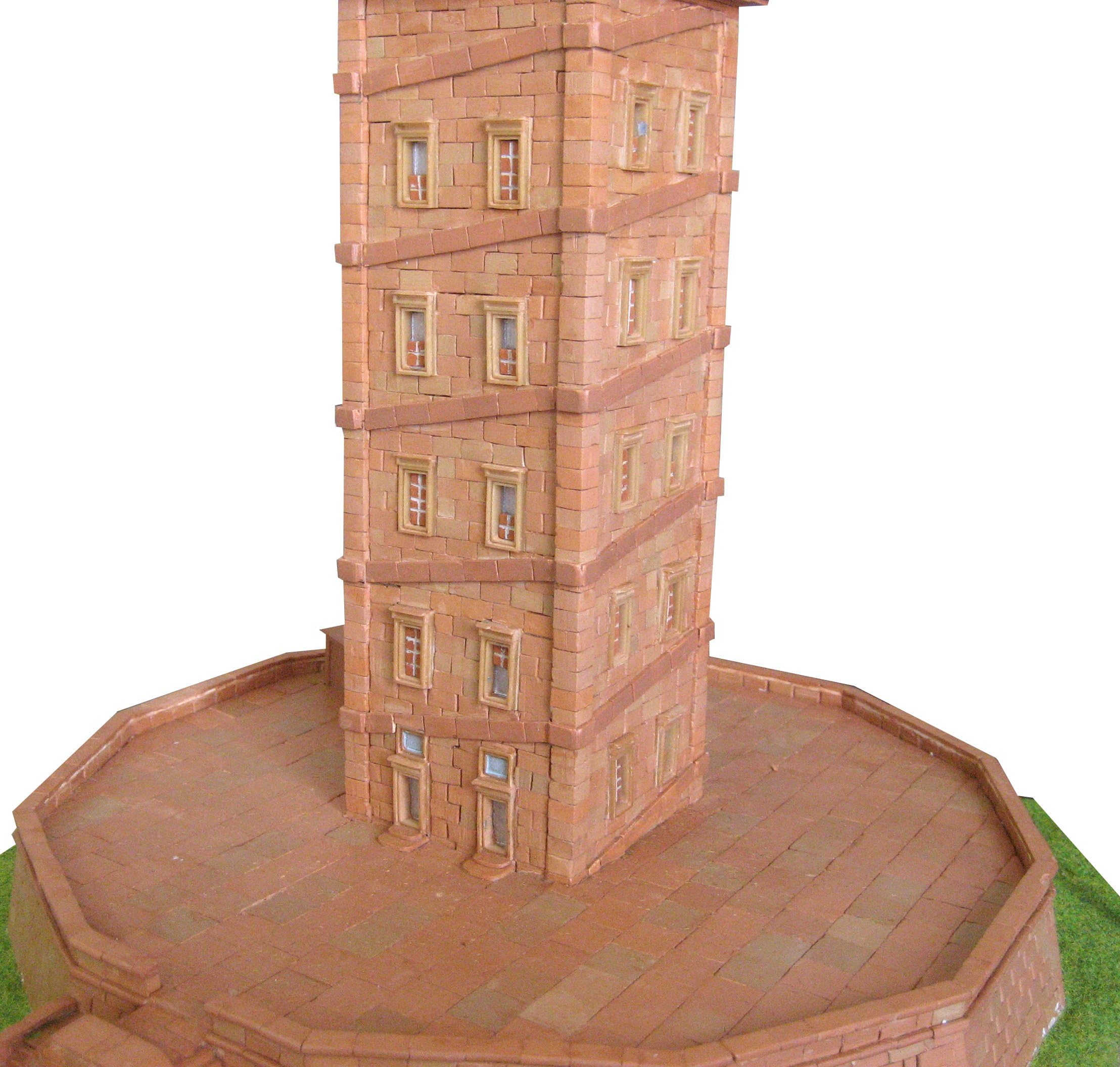 Kit De Montaje De Ermita Románica De Cerámica Keranova - Modelo 30334, Piezas De Cerámica, Incluye Cola Y Plantillas