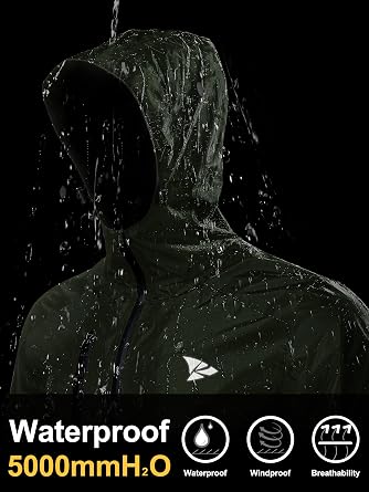 Rodeel Waterproof Jacket and Overalls Set Waterproof Rain Jacket Bid Suit Ultimate Protection for Outdoor Adventures