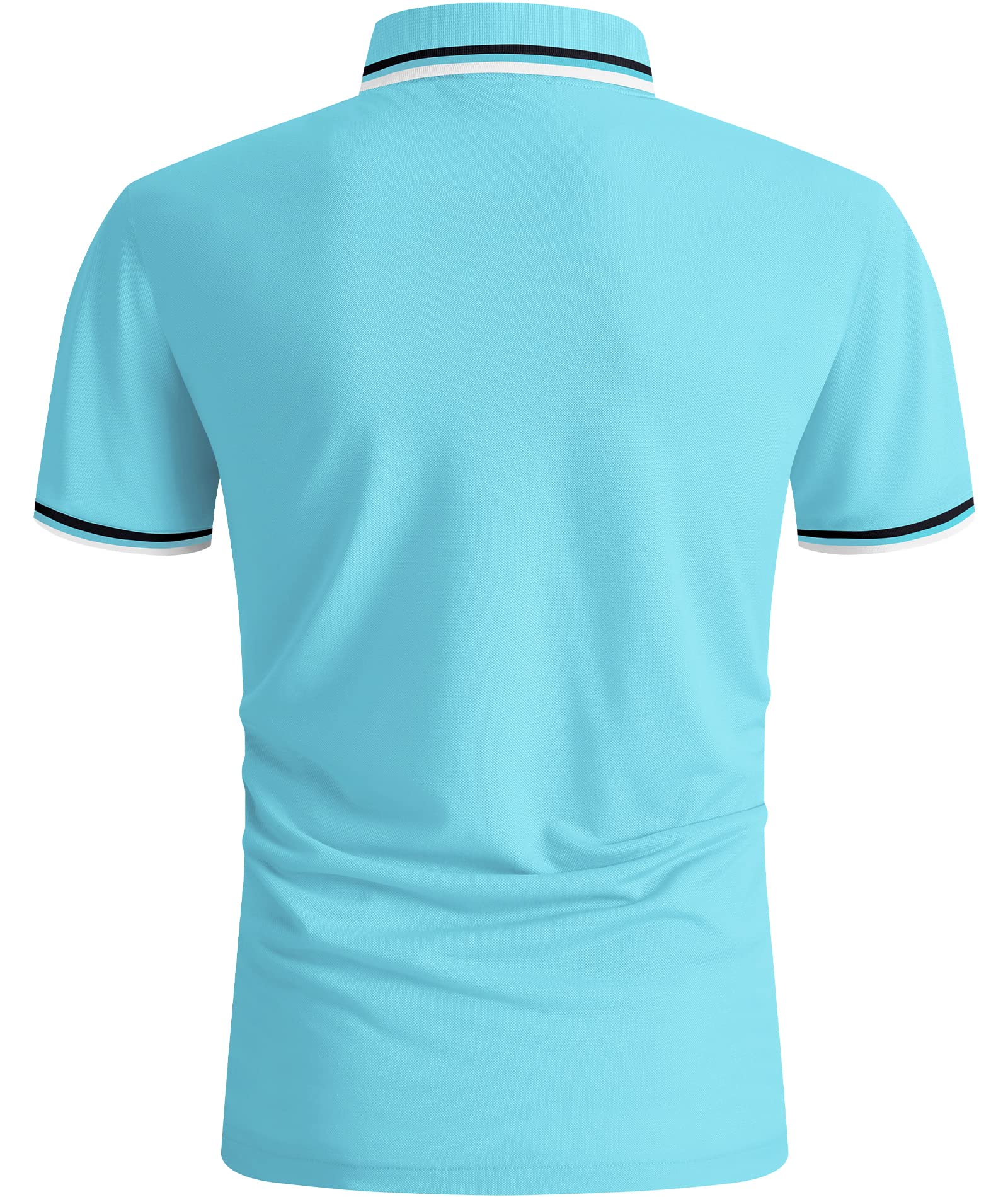 onedog Polo da Uomo a Maniche Corte Maglietta da Uomo Traspirante E Ad Asciugatura Rapida Polo vestibilità Slim Estiva da Uomo Golf Tennis Sportiva Casual vestibilità Regolare