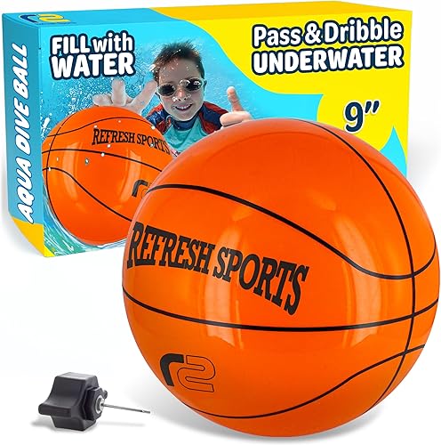 Miniatura 8 de Aqua Dive - Pelota de fútbol para niños de 8 a 12 años, juego de pelota al aire libre para niños, patada, pase o atrapa, juguetes acuáticos ideales