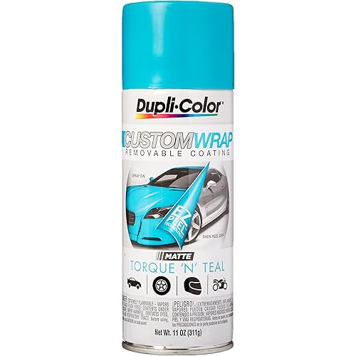 Dupli-Color ECWRC8057 Custom Wrap Matte Torque N Teal
