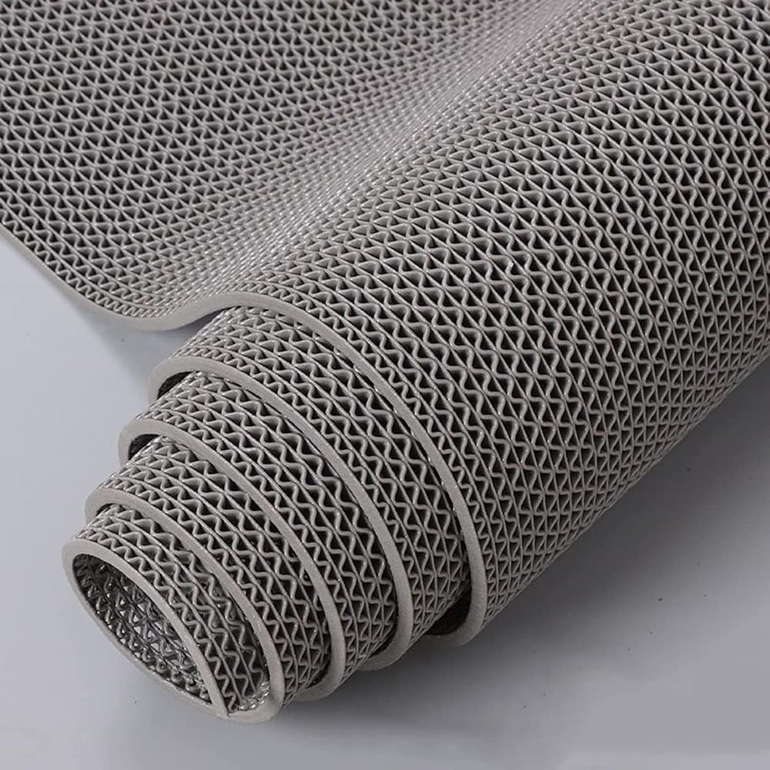 WLWLEO Drainage Non Slip PVC Floor Mats for Swimming Pool Bathroom Garage Restaurant Sauna SPA Indoor Outdoor Wet Area, Heavy Duty Water Drain Anti Slip Commercial Flooring Mat,Gray/Grey,0.9×3M 0.9×3M Gray/Grey