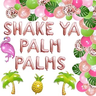 Beach Bachelorette Party Decorations, Luau Tropical Hawaii Bachelorette Party Decorations Hawaiian Bridal Shower Decor, Bachelorette Balloons Decor Favors Supplies Beach Bach Bachelorette Decorations