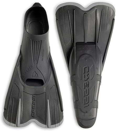 Miniatura 4 de Cressi Aletas de natación cortas y ligeras para adultos con bolsillo completo autoajustable para el pie - Perfecto para viajar - Agua Short Hecho en