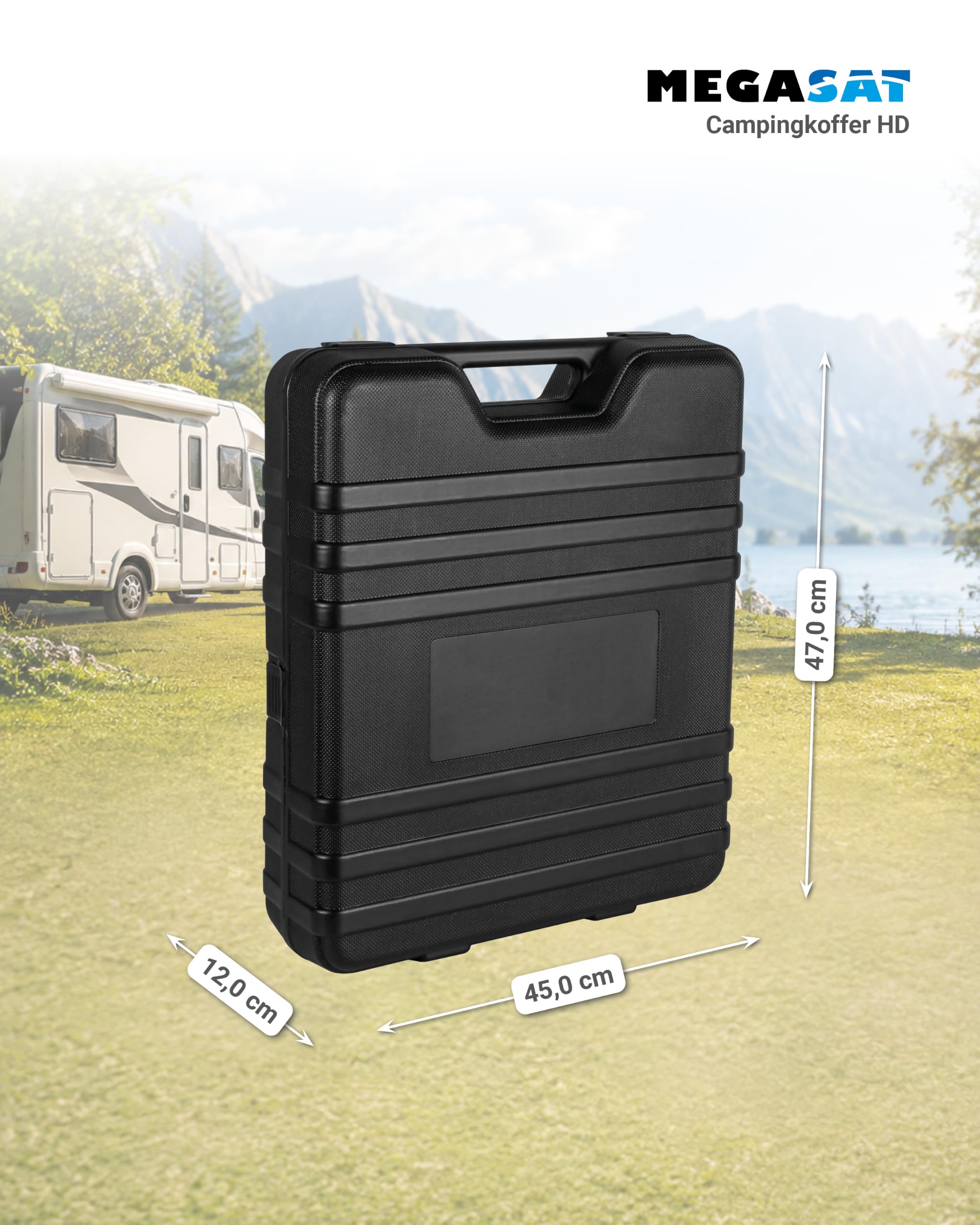 Megasat Imp.SAT.HD Ricevitore HD 510 Con Valigetta – Compatto E Portatile Per Segnale Satellite - 3
