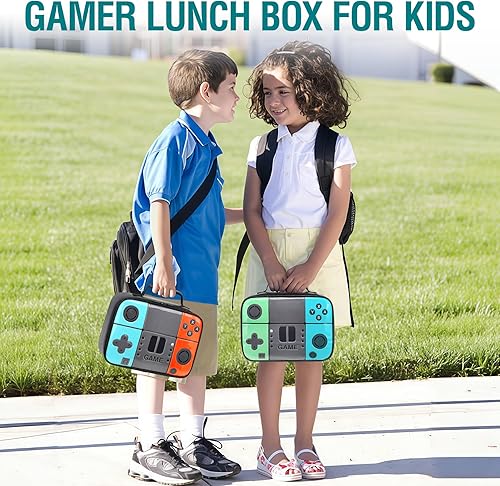 Miniatura 2 de Tongtai Lonchera para niños bolsa de almuerzo aislada de cuero bolsa de almuerzo térmica para la escuela bolsa de almuerzo aislada para niños niñas