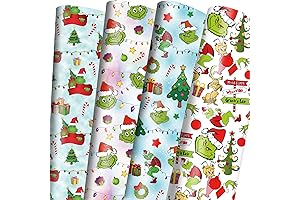 Funny Cartoon Character Xmas Wrapping Paper for All