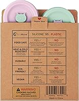 Vista 7 de CREADOR ORIGINAL - Tapas de Silicona FlipFit™ para Frascos Mason con Orificio para Pajilla - Ajuste Dual para Frascos Mason de Boca Regular y Boca