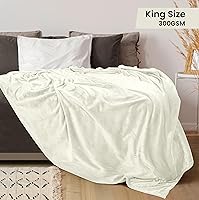Vista 295 de Utopia Bedding - Manta de vellón de lujo, mullida, antiestática; manta de suave microfibra de 8.8 oz/yd² (300 g/m²) para sofá y cama; tamaño Gris
